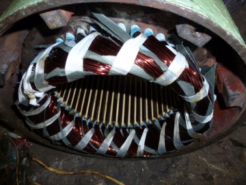 電機(jī)維修時如何處理集電環(huán)短路的故障
