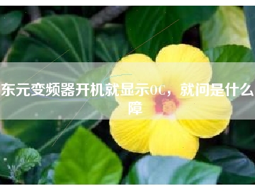 東元變頻器開機(jī)就顯示OC，就問是什么故障