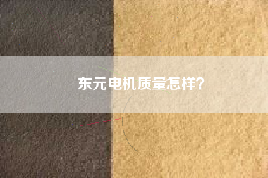 東元電機(jī)質(zhì)量怎樣？